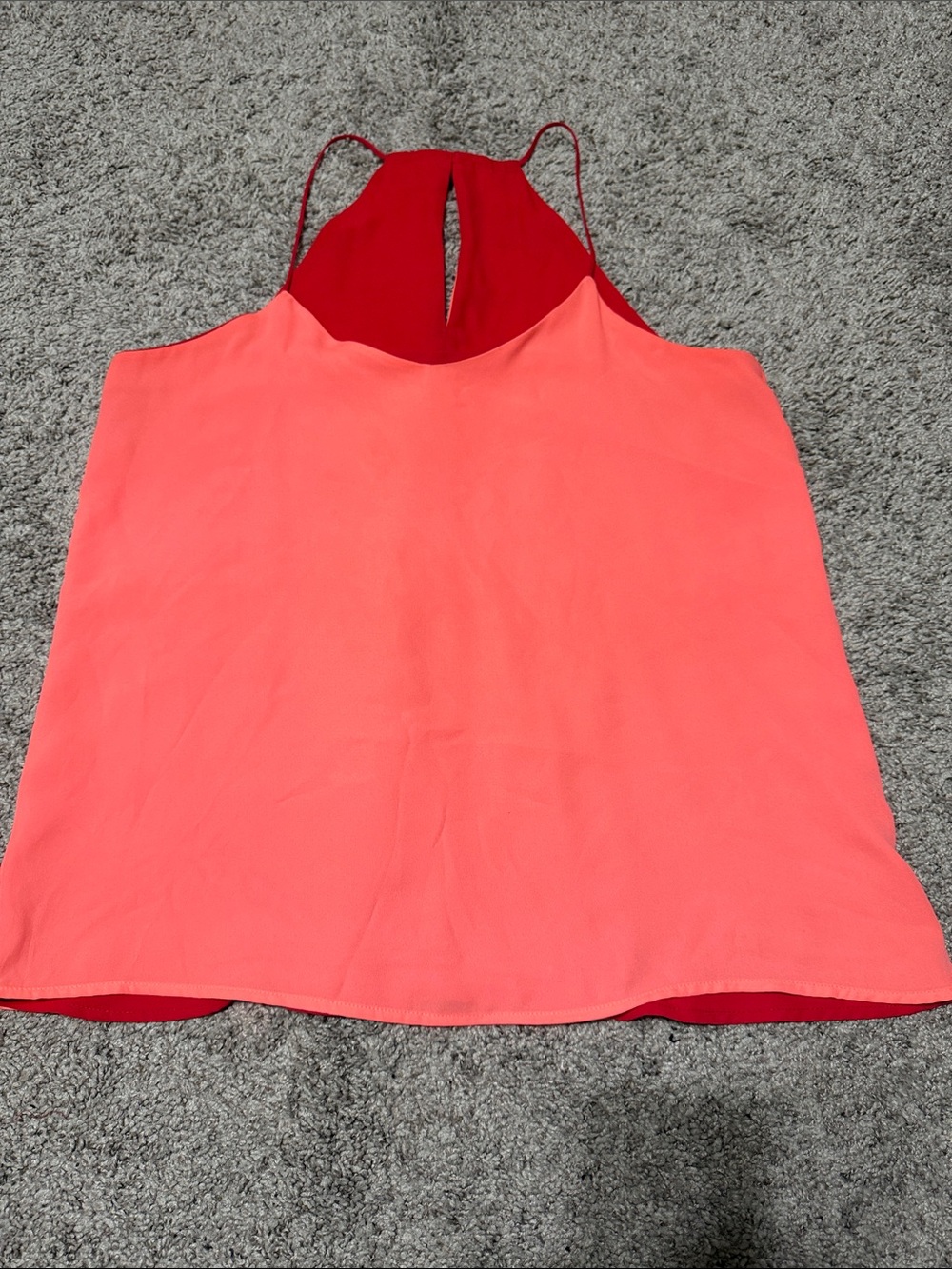Women's Coral Pink Halter Tank Top